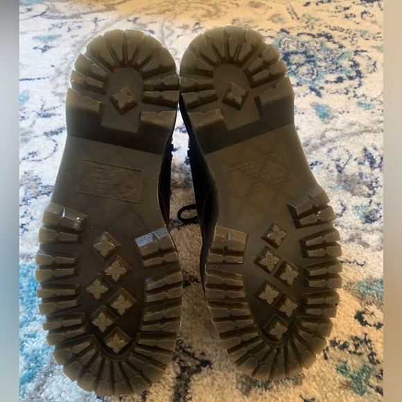 Dr. Martens Vegan Jadon II Platform Boots in Cherry Arcadia - Picture 4 of 6